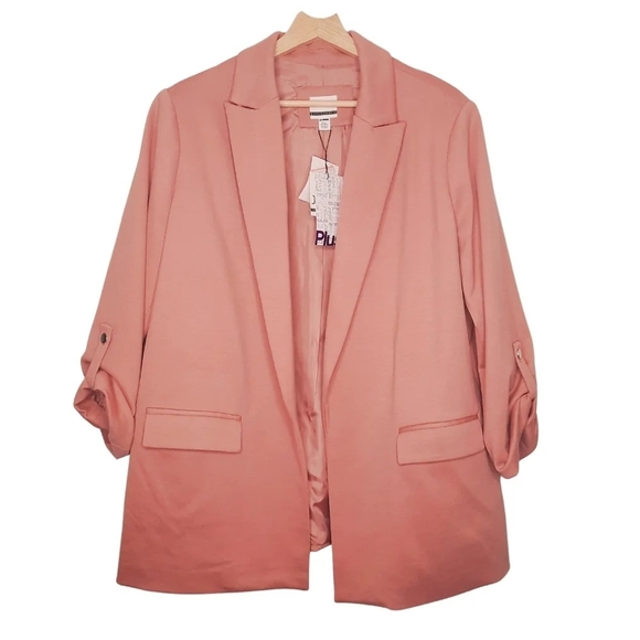 NWT Laura Plus Pink Blazer - Picture 1 of 12